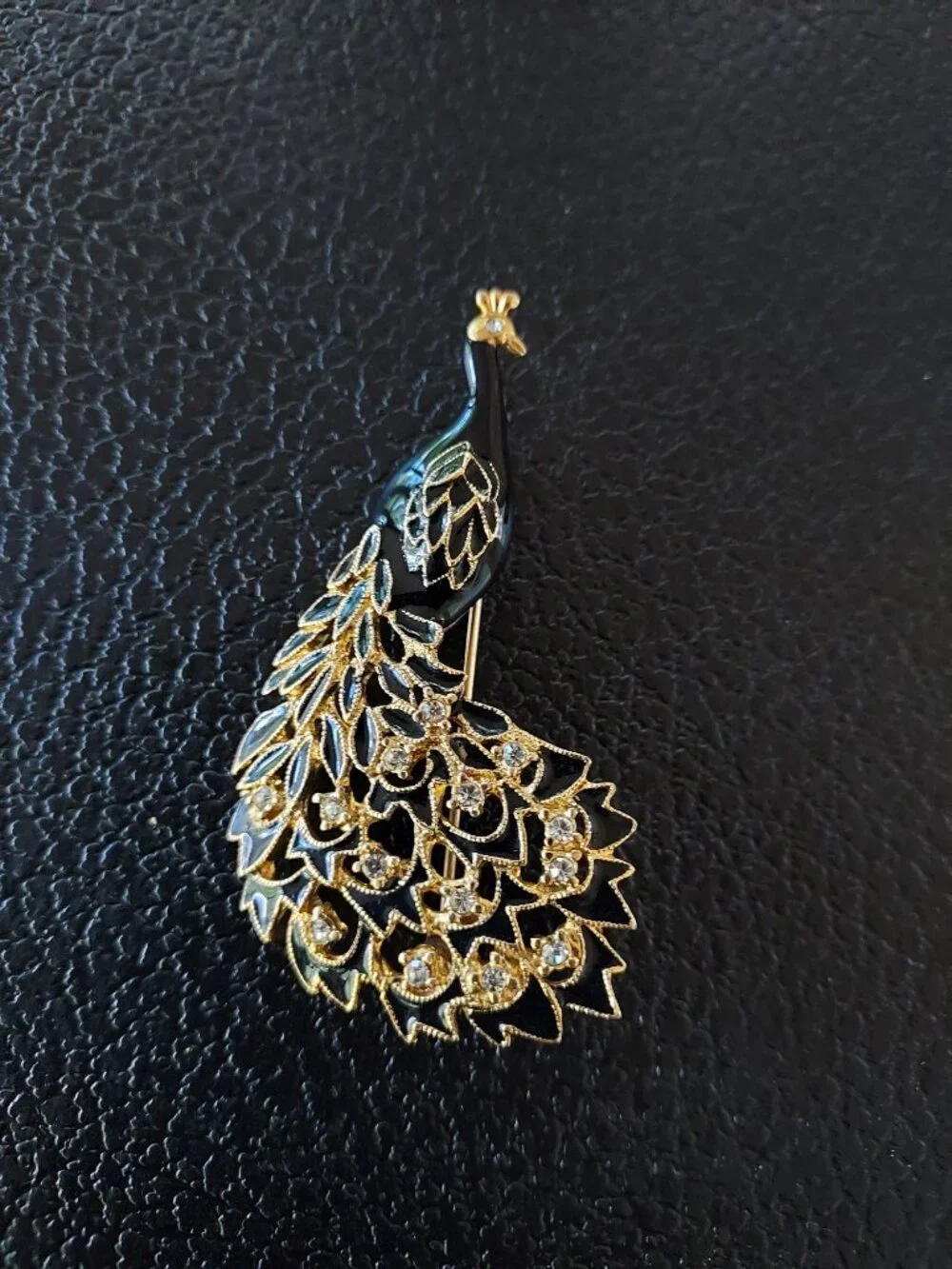 Brooches Vintage Gold Tone Rhinestone Pins 4 Jewelry